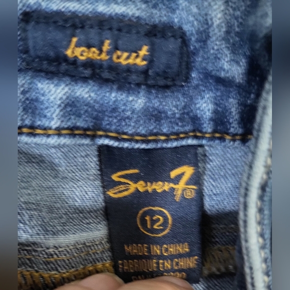 Seven - Womens Bootcut Medium Blue Jeans - Size 12 - Picture 6 of 9